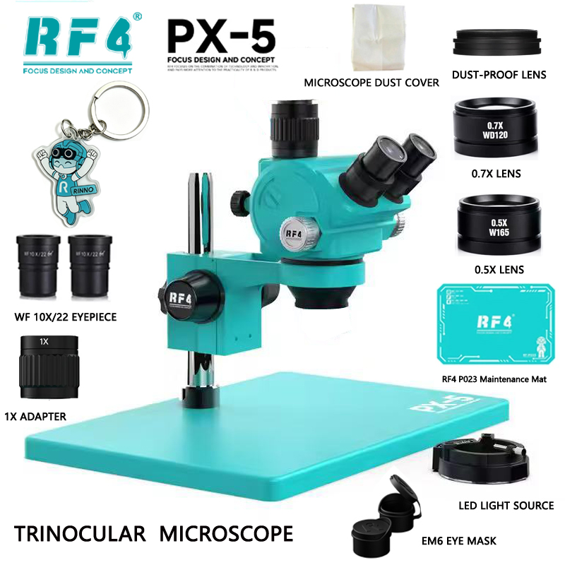 Electronics Repair Simulator - Microscopio stereo trinoculare RF4 Zoom Simul