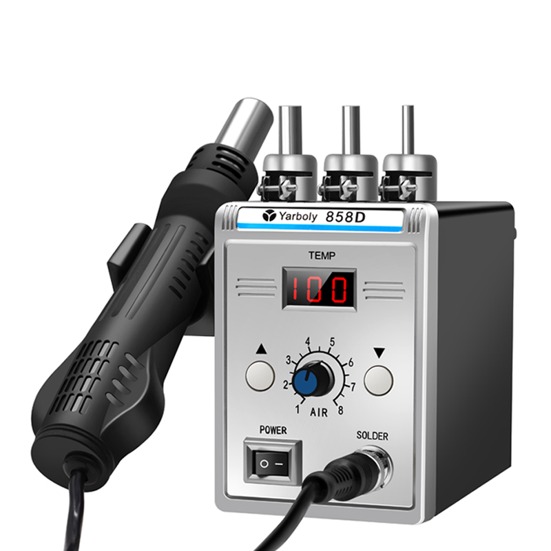 Hot Air Station 858 - Pistola ad aria calda 858D BGA