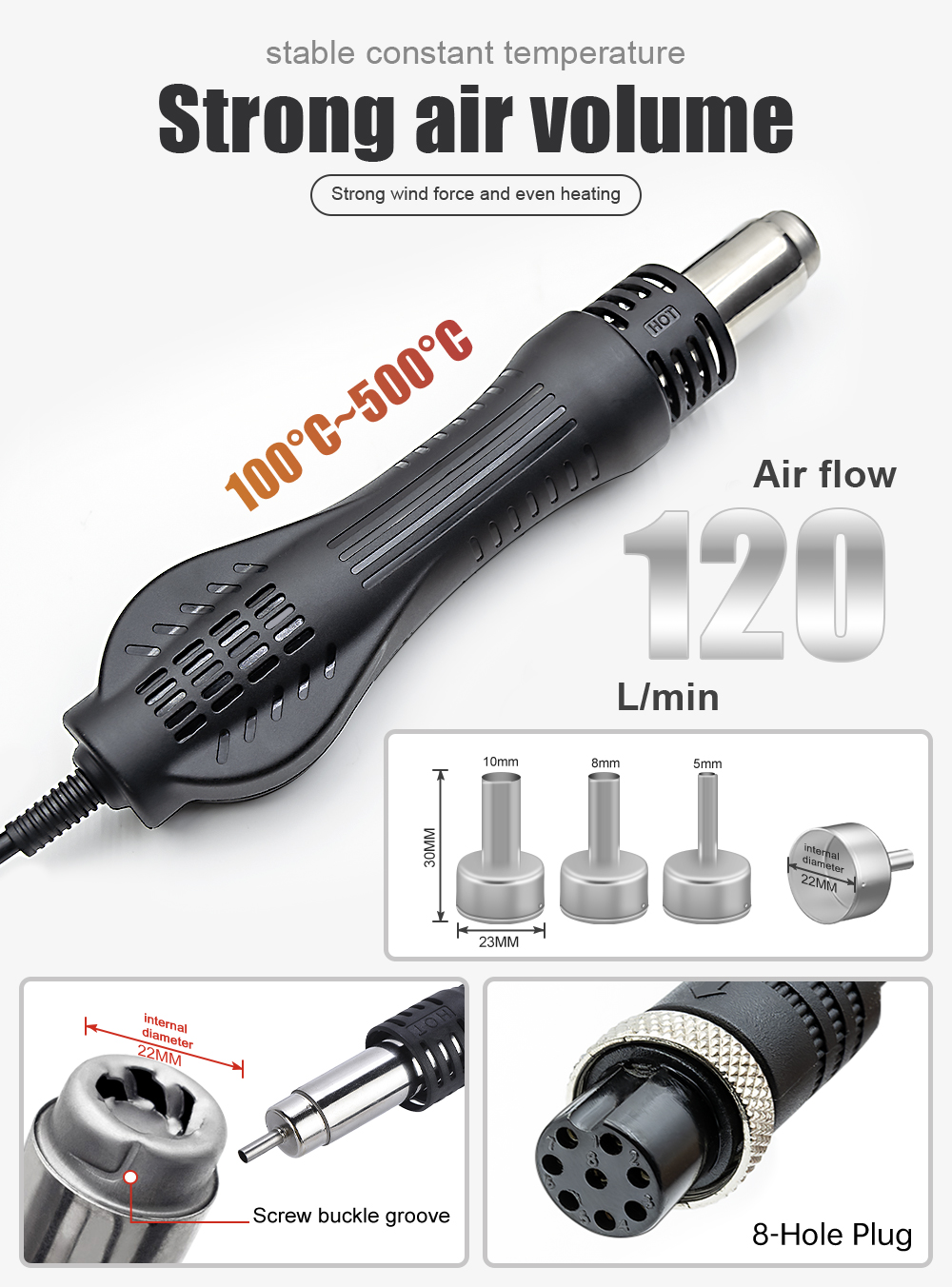 Pistola ad aria calda JCD 858D - Hot Air Station 858 recensione e prezzo