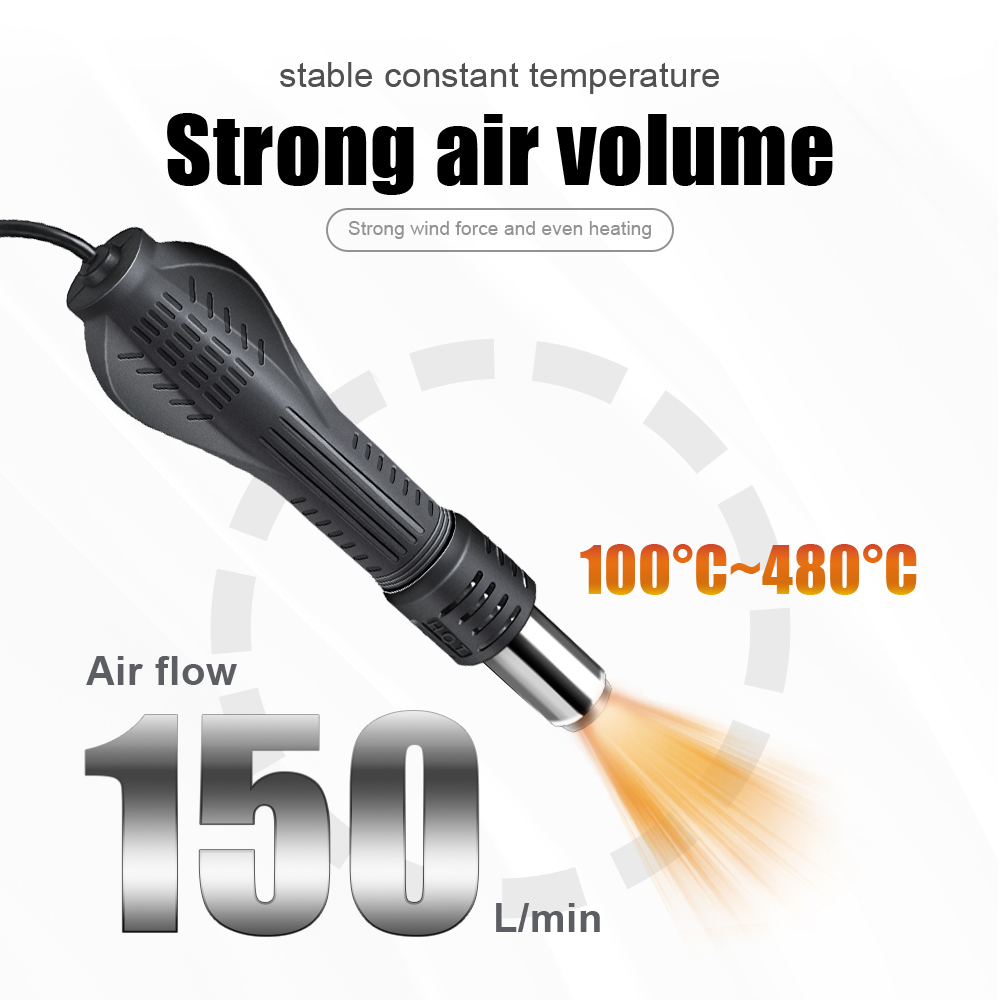 2 in 1 750W Pistola ad aria ca - Hot Air Station 858 recensione e prezzo
